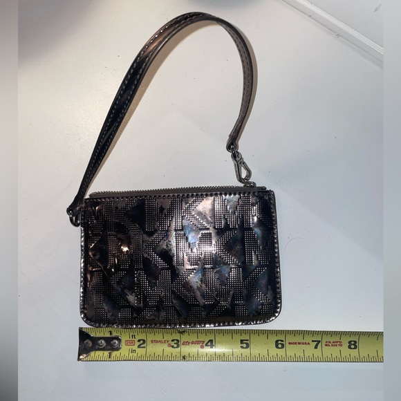Michael Kors Metallic Silver Wristlet - Picture 6 of 6